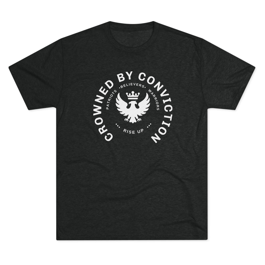 Crowned by Conviction Graphic Tee — 'Rise Up' Eagle Emblem