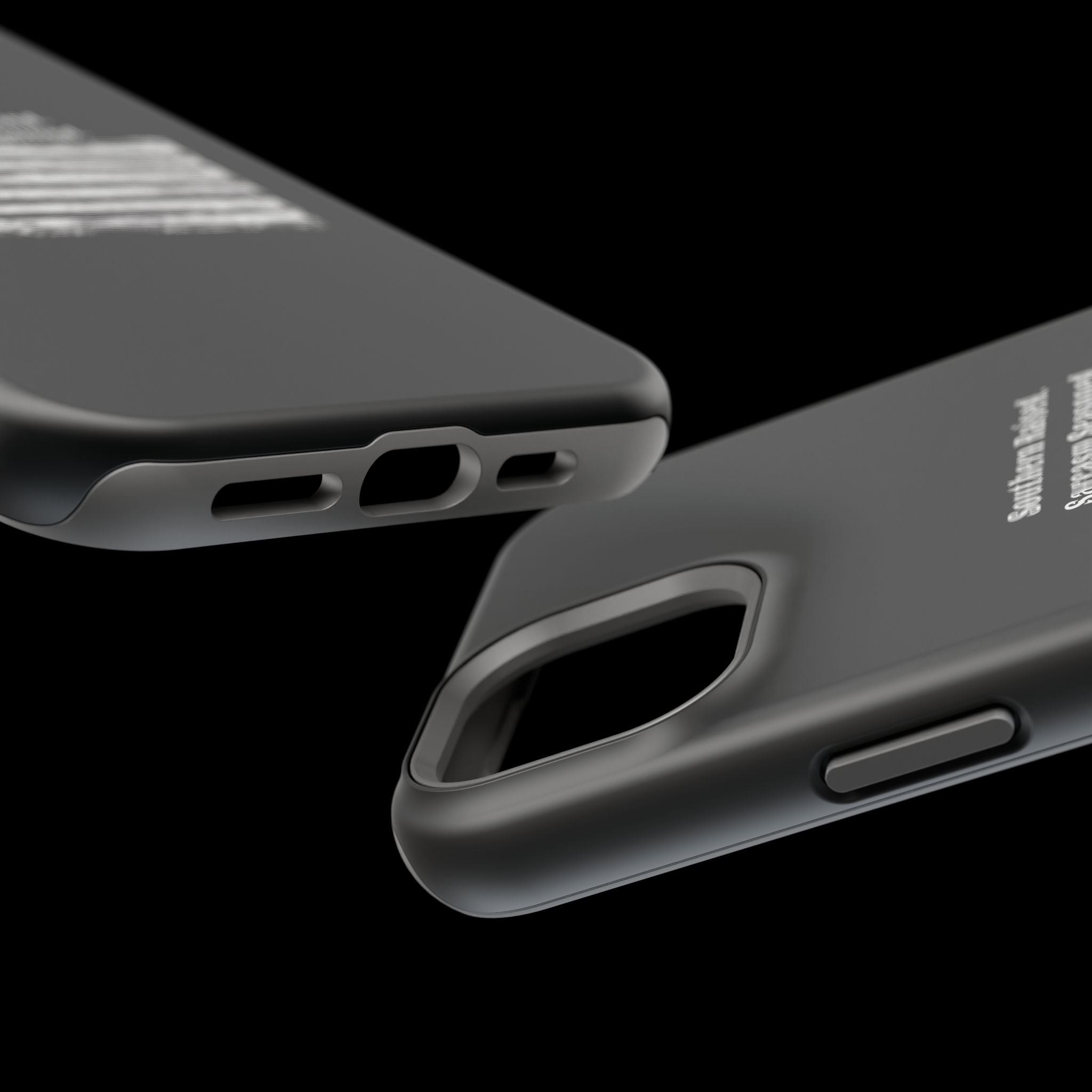 iPhone Case - "Southern Raised. Sarcasm Seasoned." Distressed Flag Magnetic Impact-Resistant Case