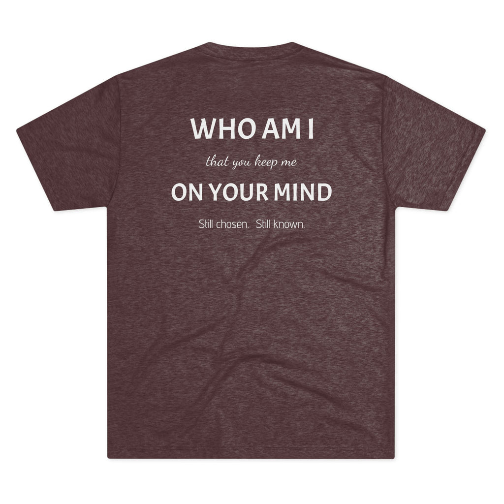 Conviction Crew Tee — "Who Am I"