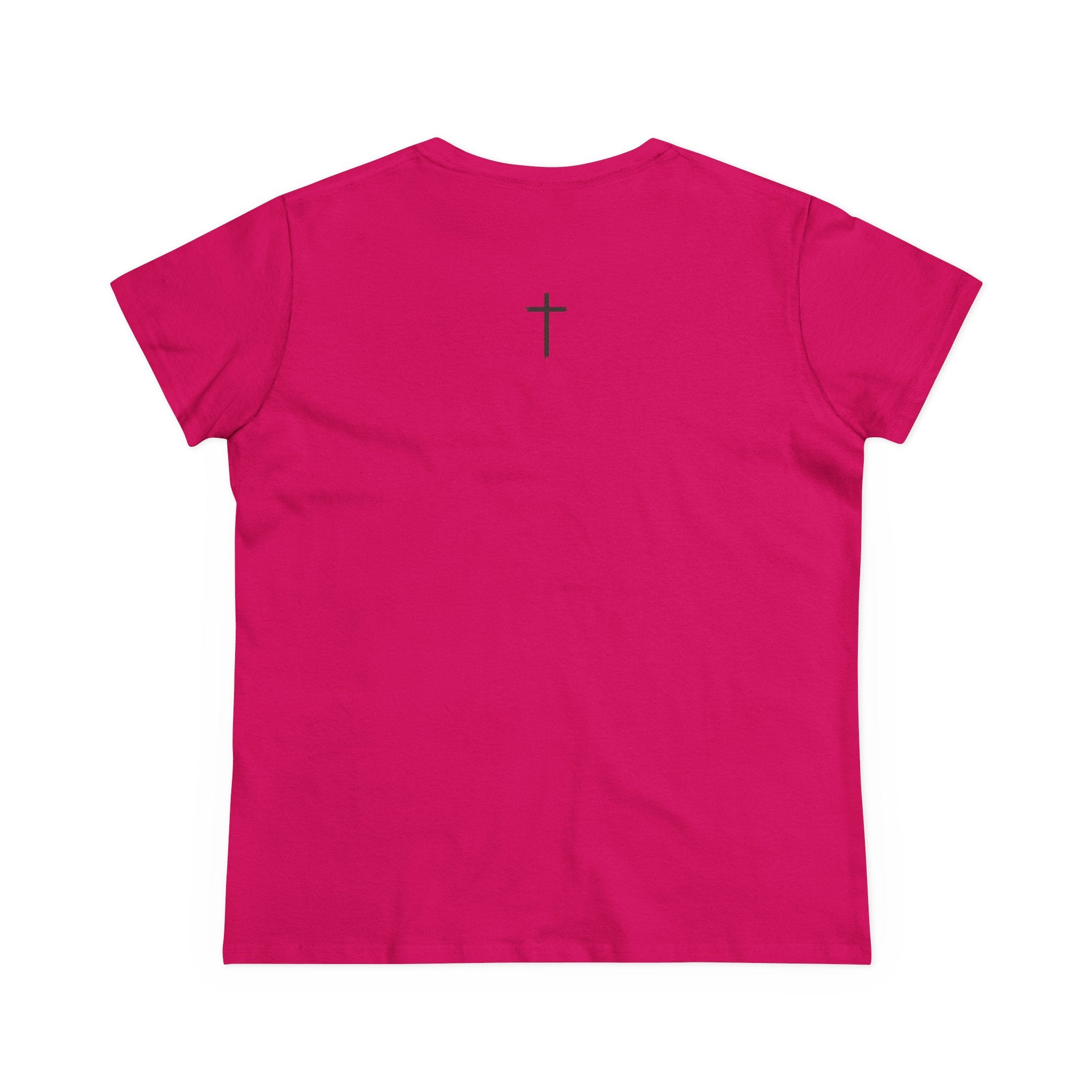 Women's Tee — Floral 'Be Still and Know' Cotton Shirt