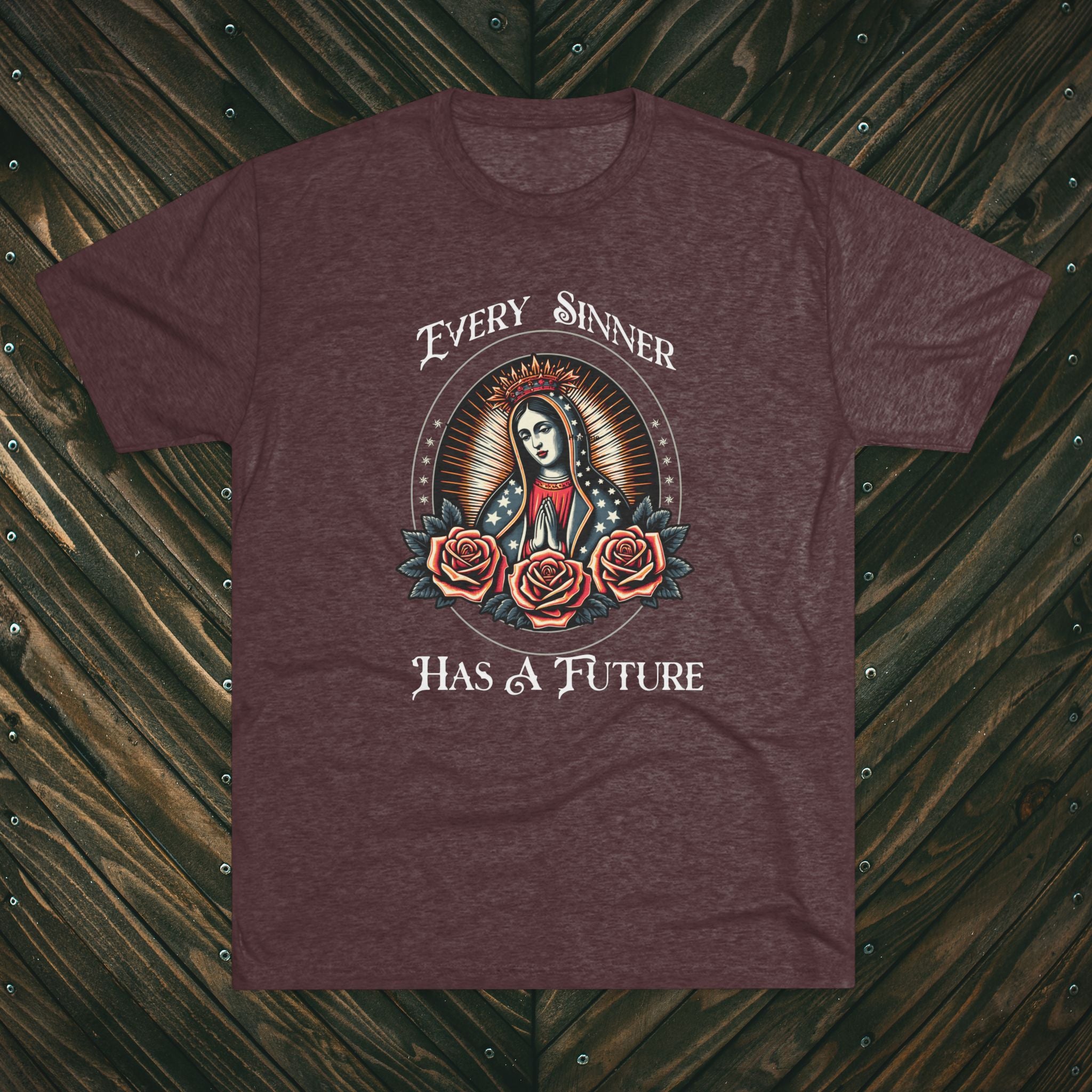 Crew Tee — "Every Sinner Has a Future"