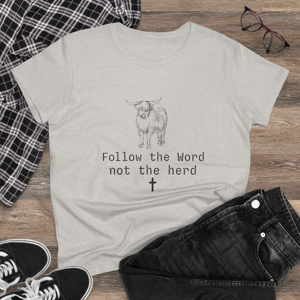 Graphic Tee — "Follow the Word Not the Herd"