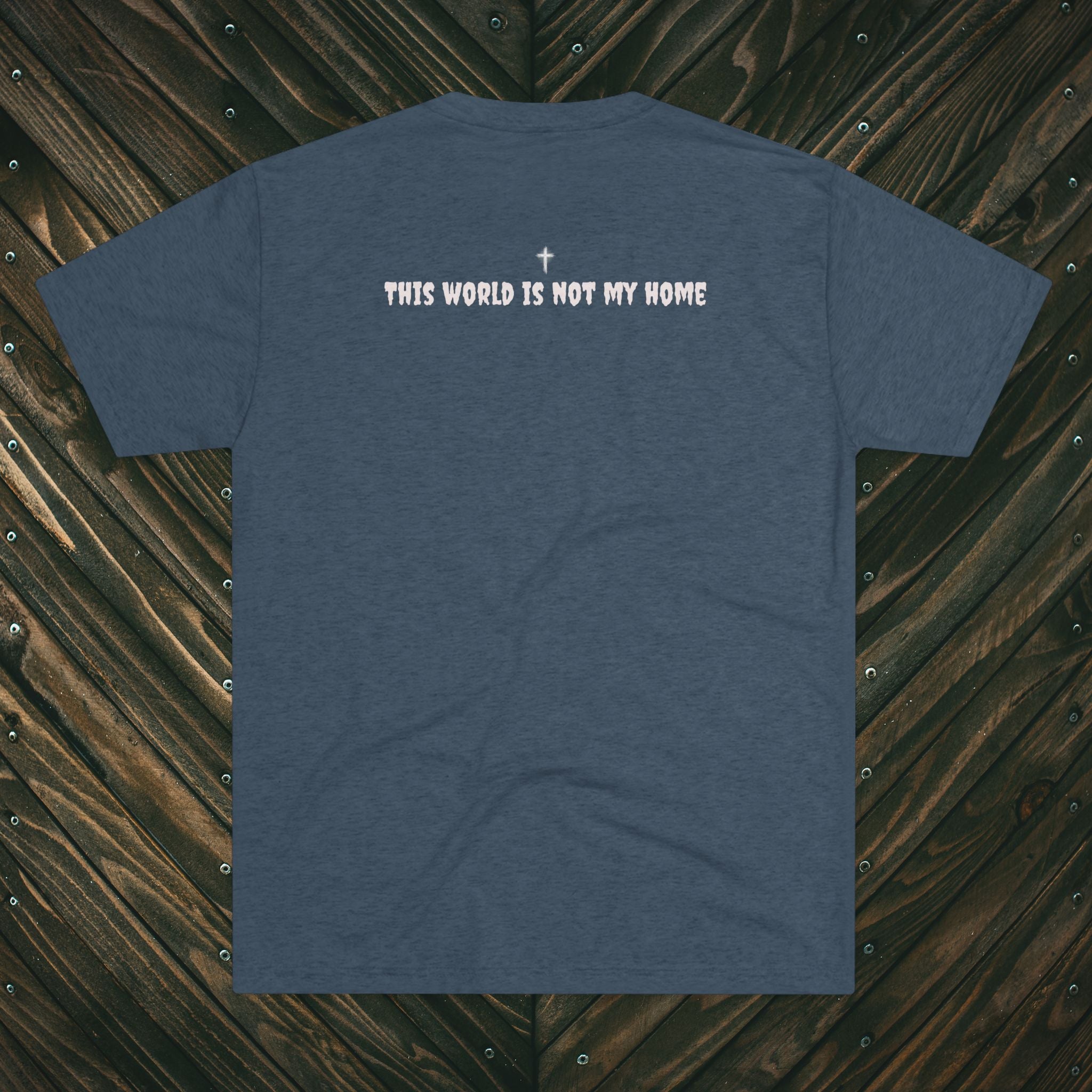 Not Built to Stay Tee — 'This World Is Not My Home' Christian Nautical T-Shirt