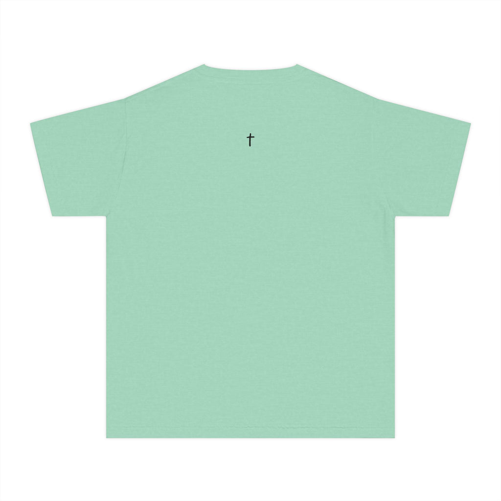 Youth Tee — "First of all Jesus thinks I’m a delight" Kids T‑Shirt