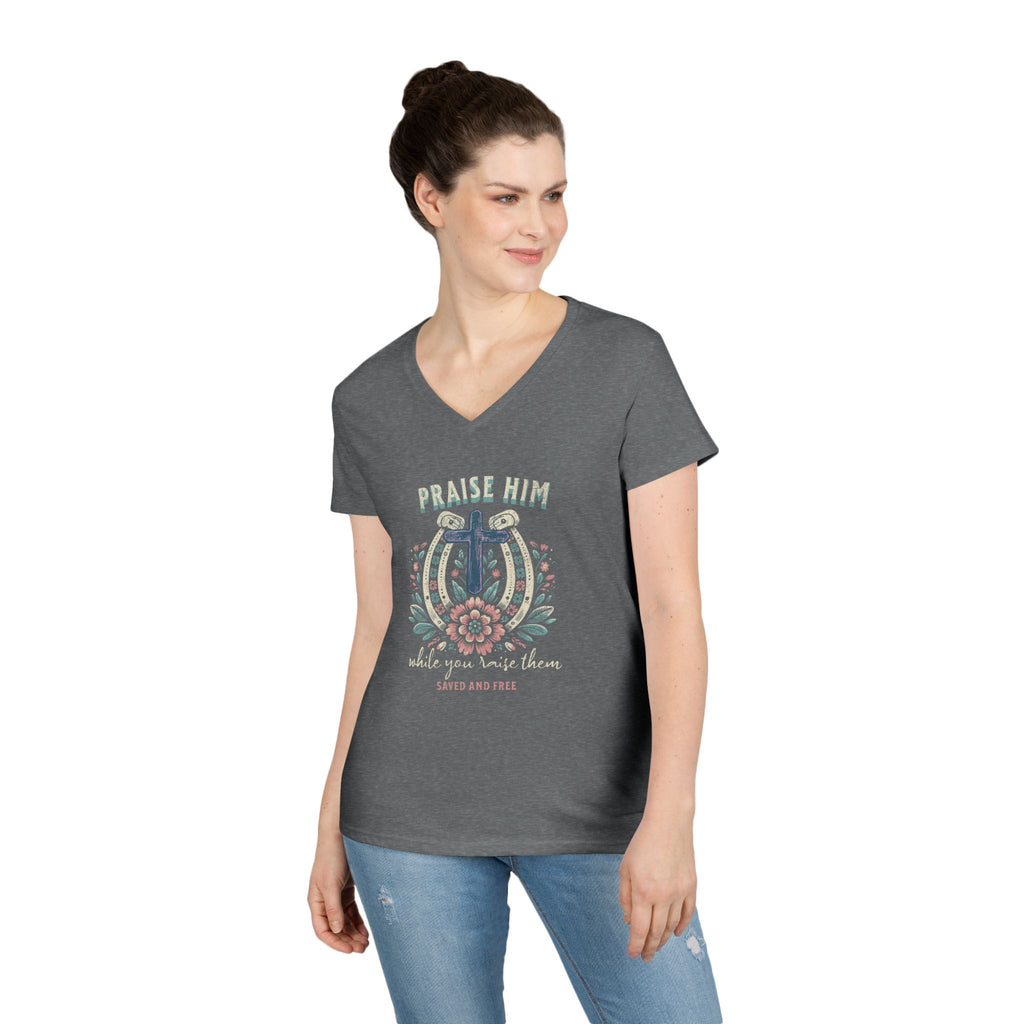 Praise Him While You Raise Them Tee