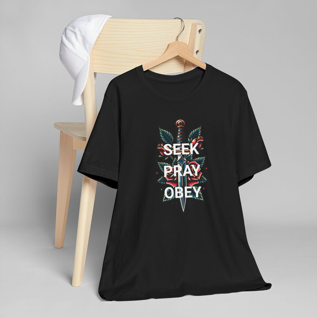 Seek Pray Obey Tee