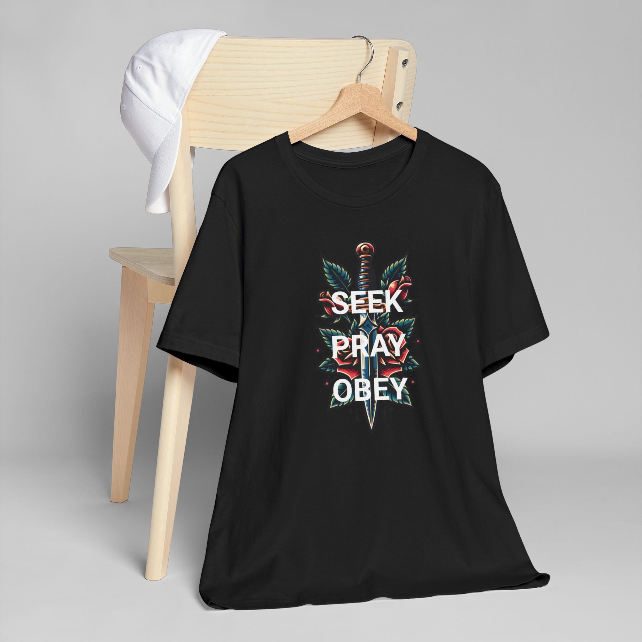 Seek Pray Obey Tee