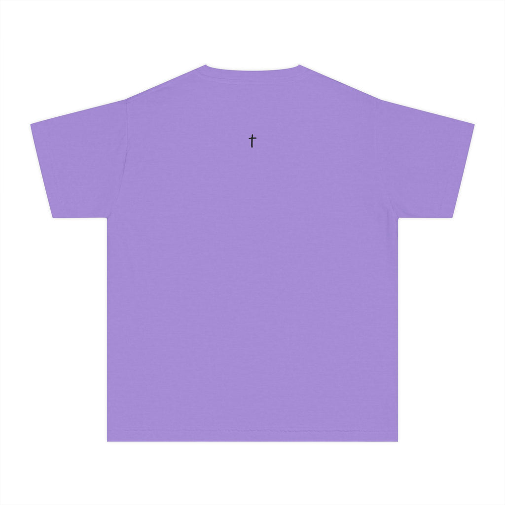 Youth Tee — "First of all Jesus thinks I’m a delight" Kids T‑Shirt