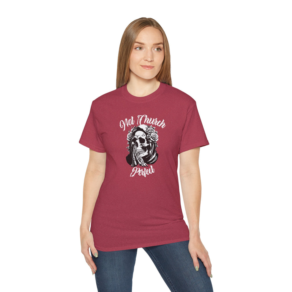 Not Church Perfect Skull Tee