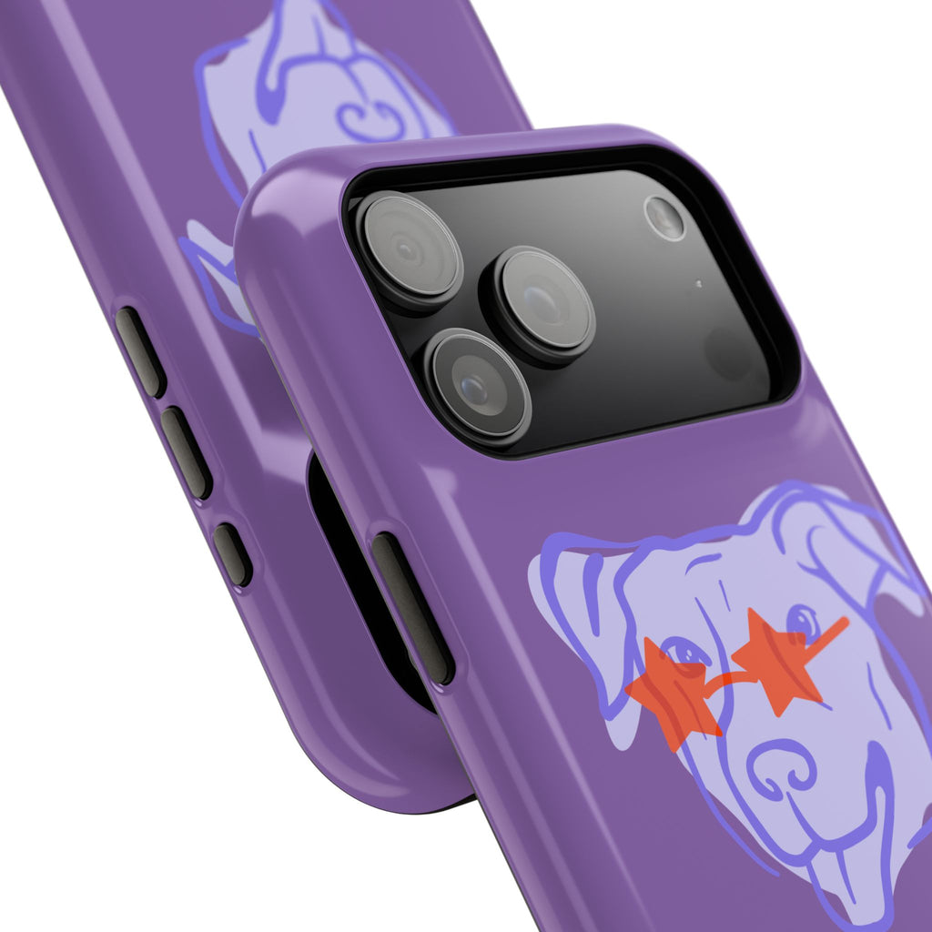 Impact Resistant Case — Purple Dog “Tell your dog I said hi”