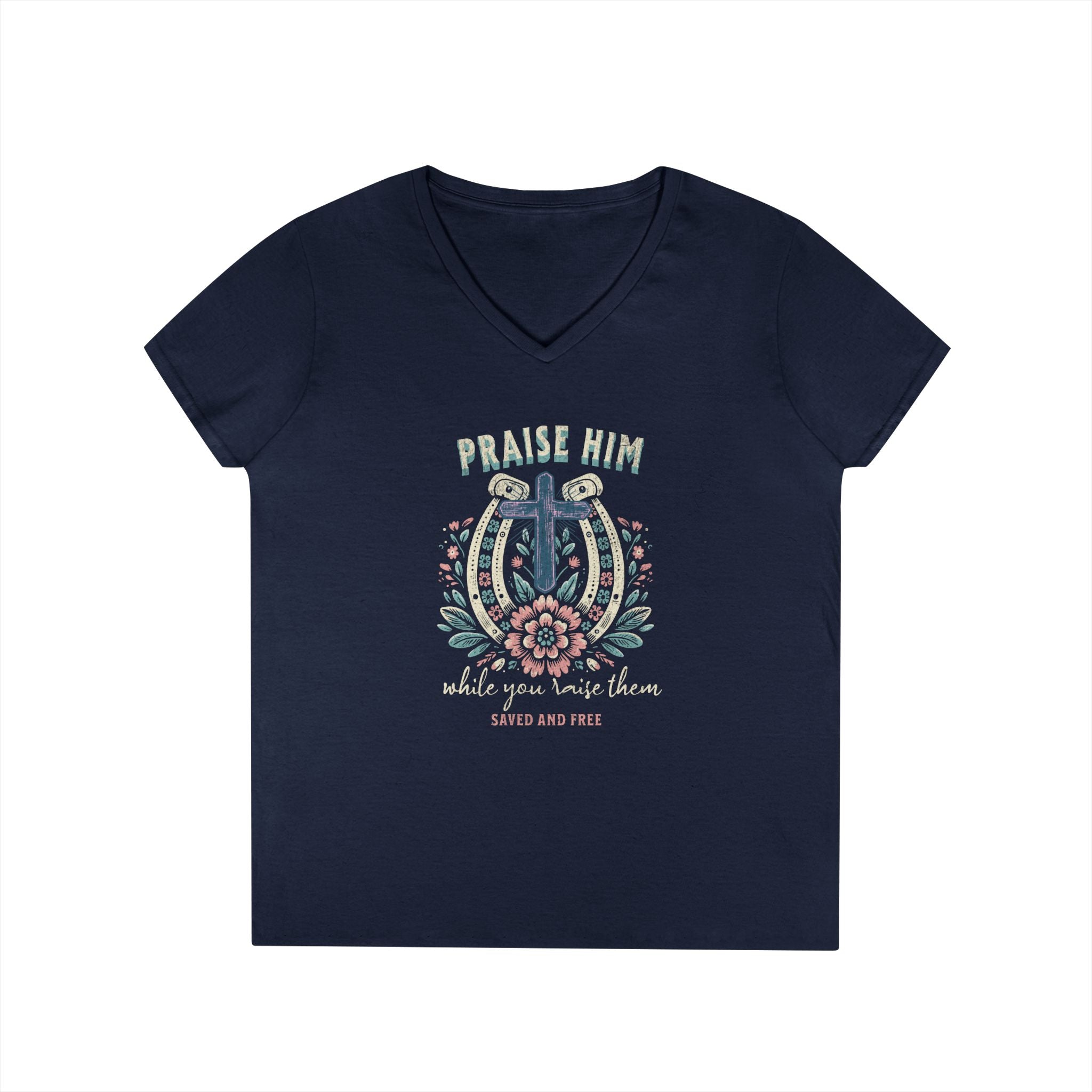 Praise Him While You Raise Them Tee