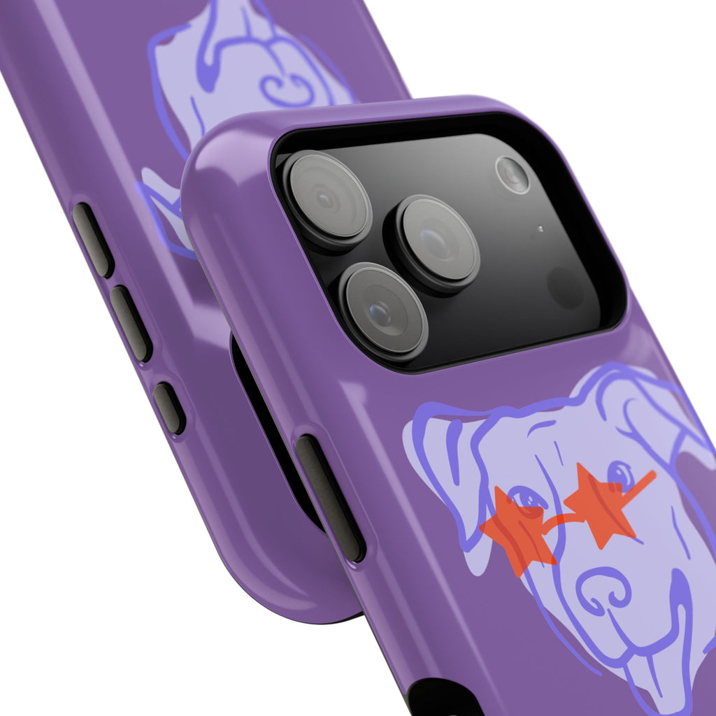Impact Resistant Case — Purple Dog “Tell your dog I said hi”